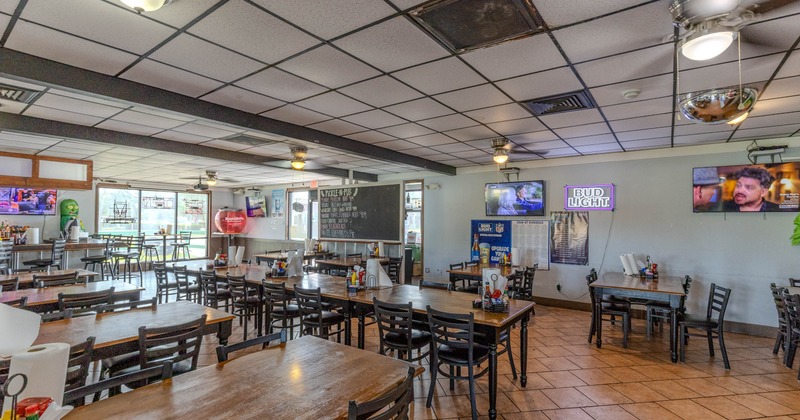 Interior, dining area