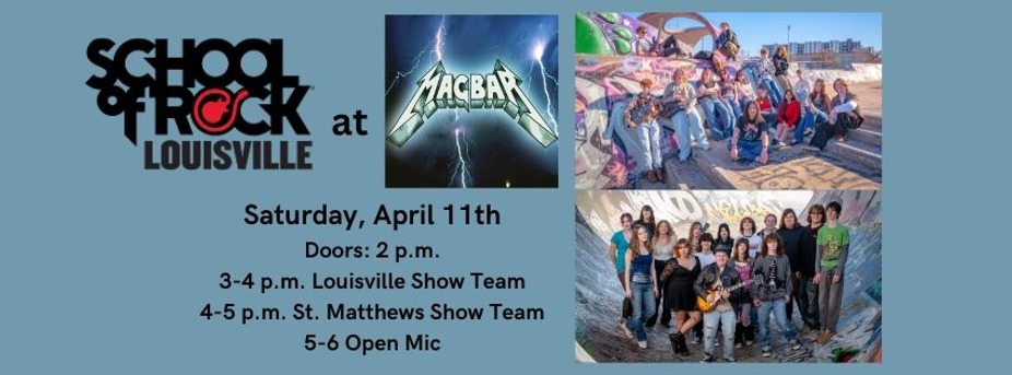 All Ages - School of Rock at Mag Bar! event photo