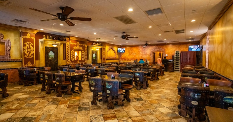 Interior, dining area