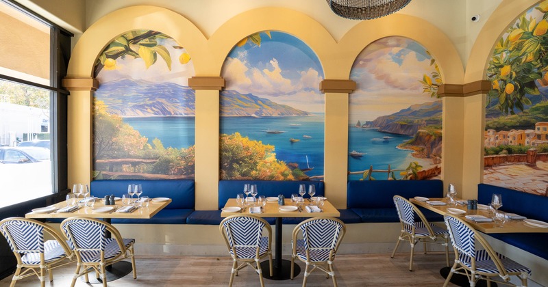 Interior, main dining area