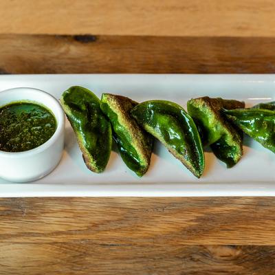 Vegetable dumplings.