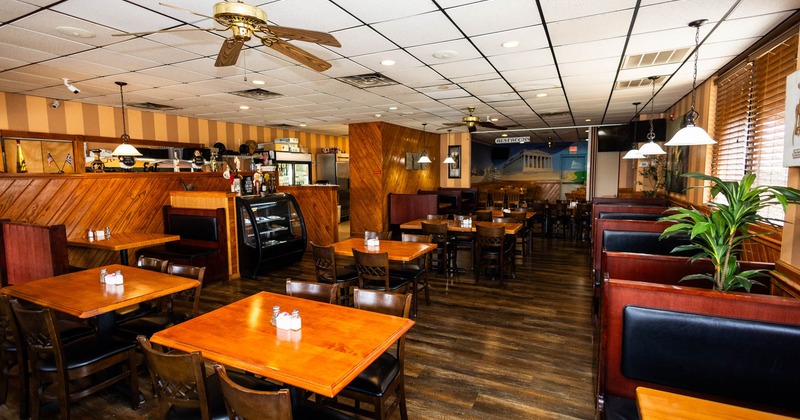 Interior, dining area