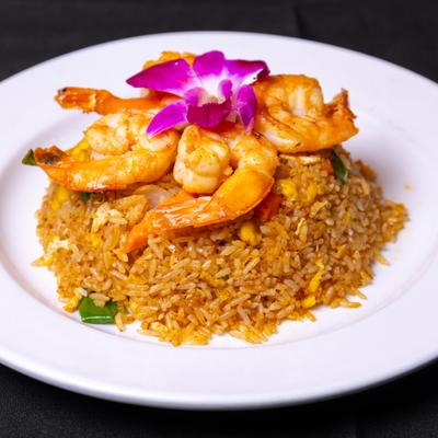Thai cuisine fried rice.