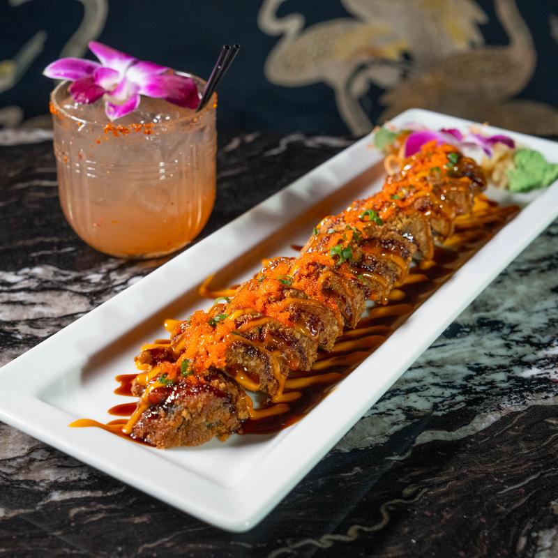 menu item 5 of 9, Crispy Salmon Roll