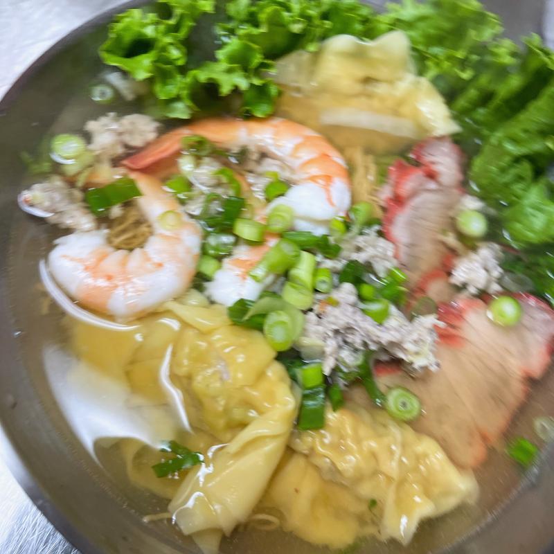 C3. Shrimp and Pork Wonton Egg Noodle Soup photo