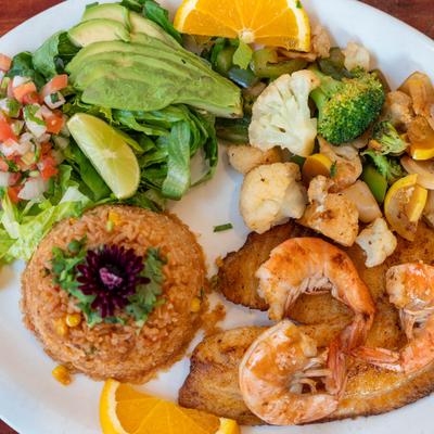 Tilapia special meal.