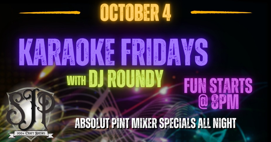 Karaoke Fridays w/ DJ Roundy event photo