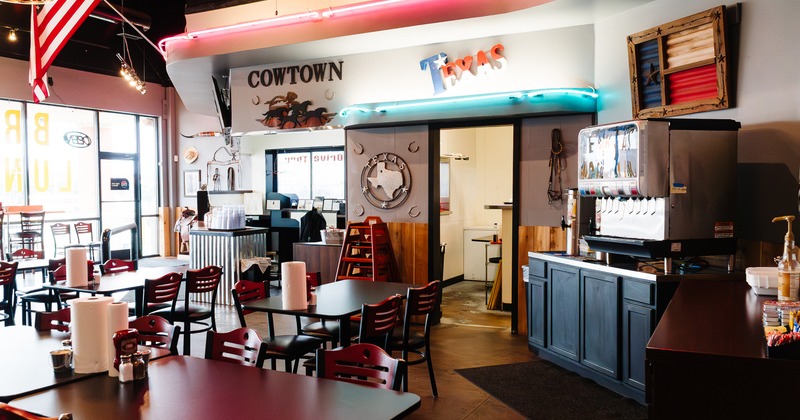 Cozy interior dining area