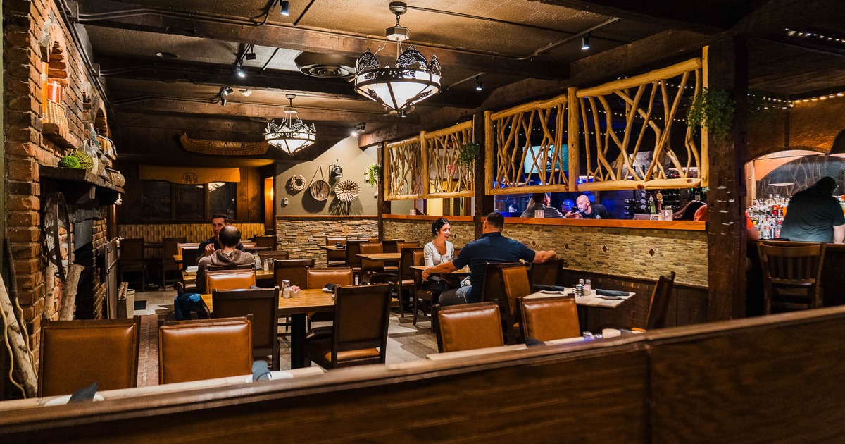Interior, main dining area