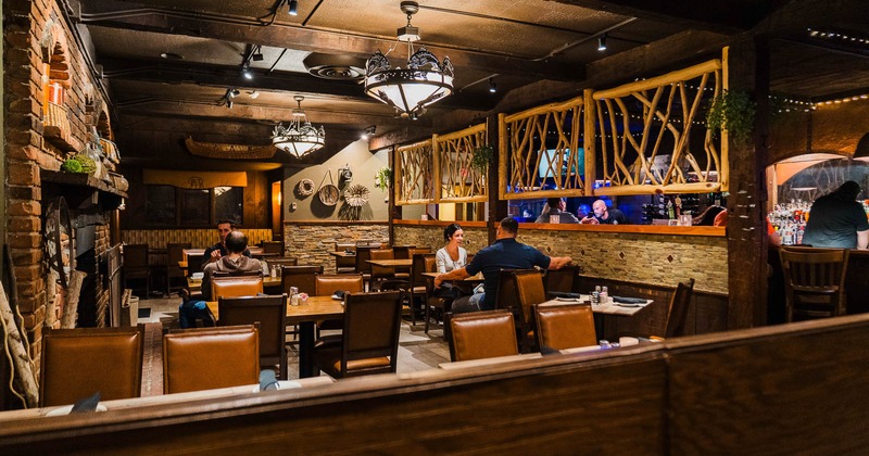 Interior, main dining area