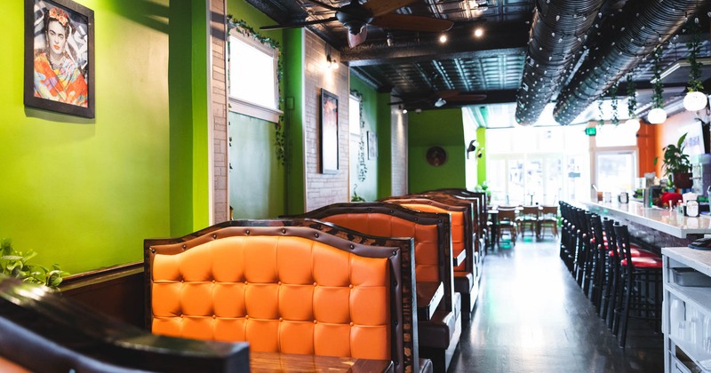 Interior, seating area