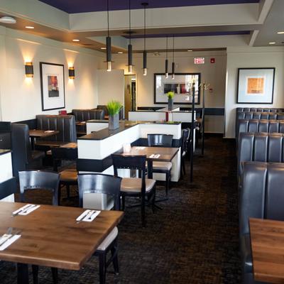 Interior, dining area.