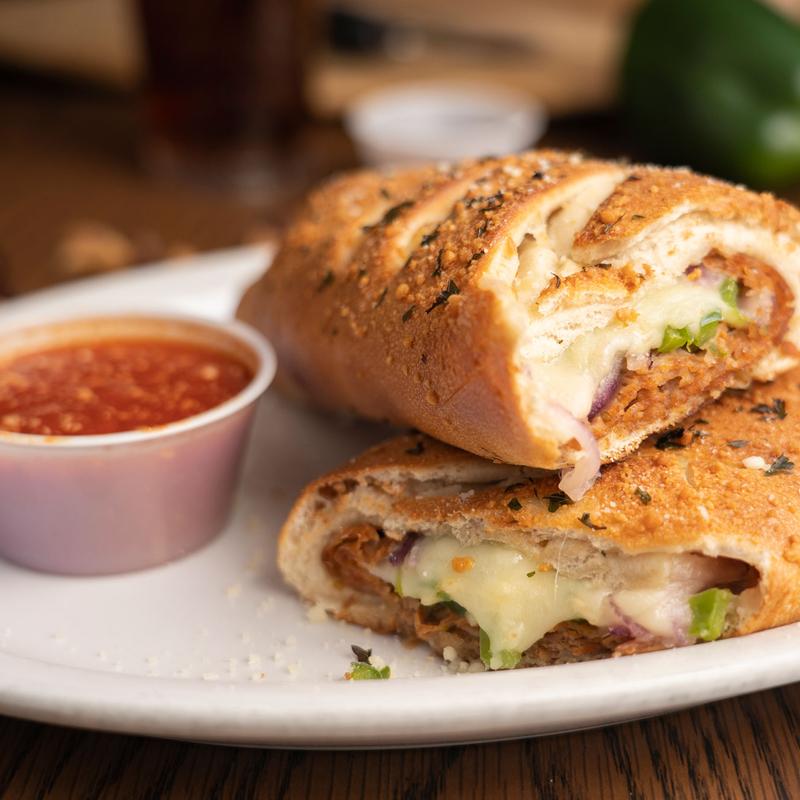 Sausage & Peppers Stromboli photo