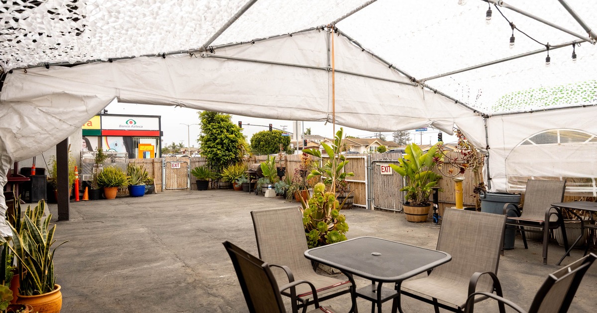 Exterior, seating place on covered patio