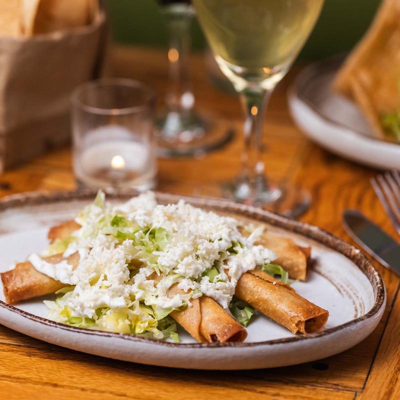 menu item 5 of 10, Chicken Taquitos