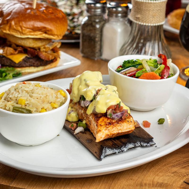 menu item 9 of 11, Cedar Plank Salmon