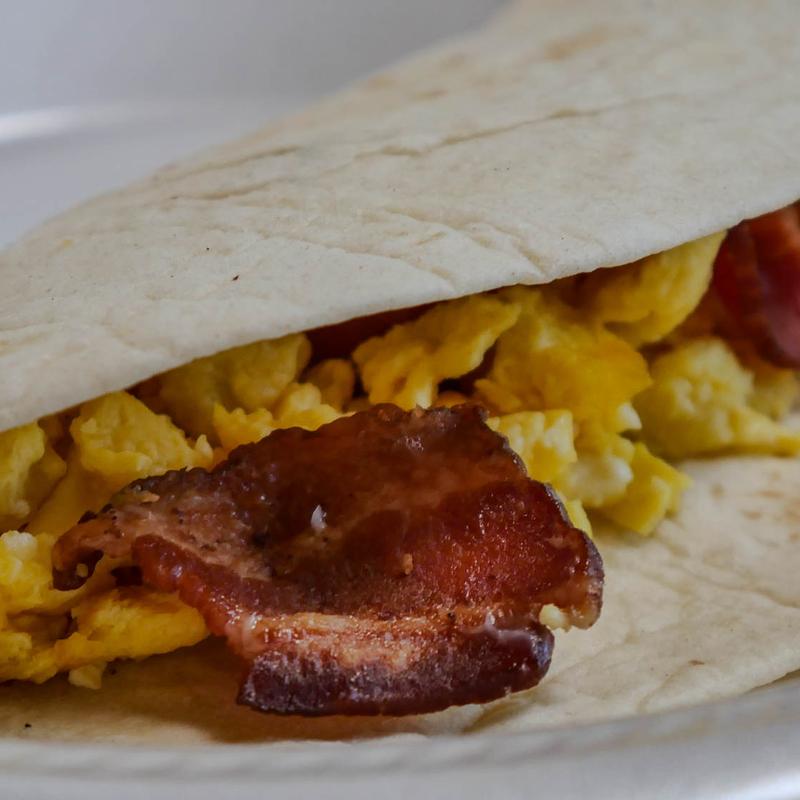 menu item 1 of 4, Bacon & Egg