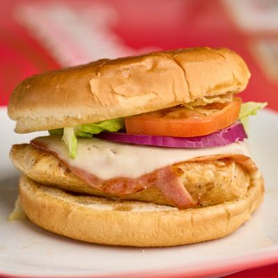 Grilled chicken sandwich.
