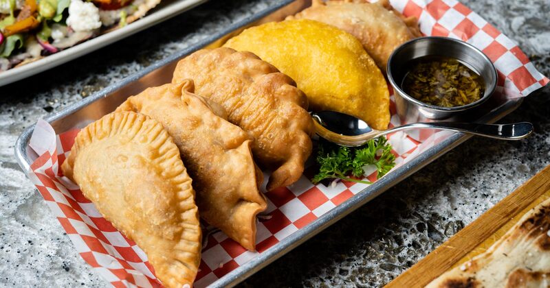 Empanadas with dip