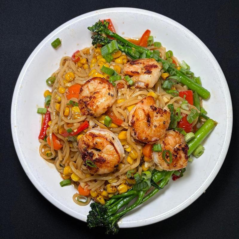 Citrus-Teriyaki Glazed Noodles photo