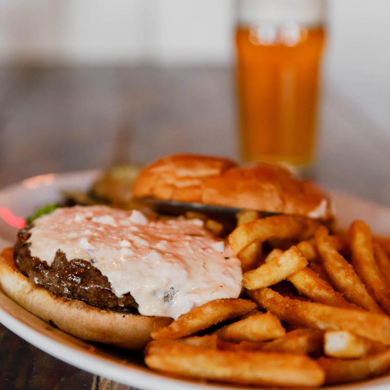 Smoked Pimento Cheese Burger photo