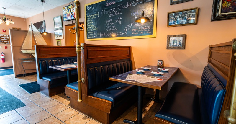 Interior seating space