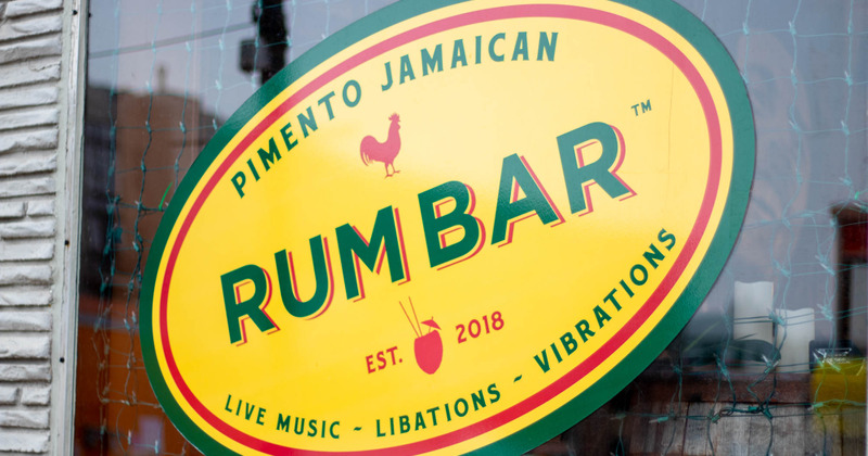 RUM BAR decal