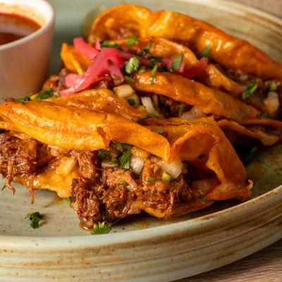 Birria tacos.