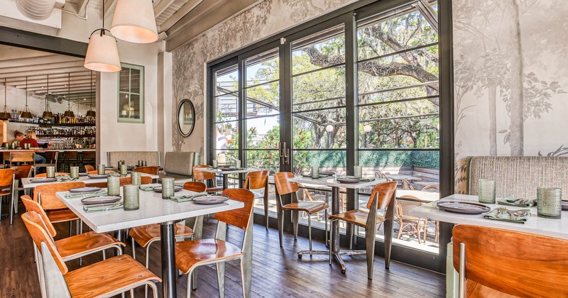 Restaurant dining area