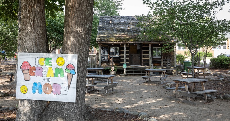 Outdoor seating area