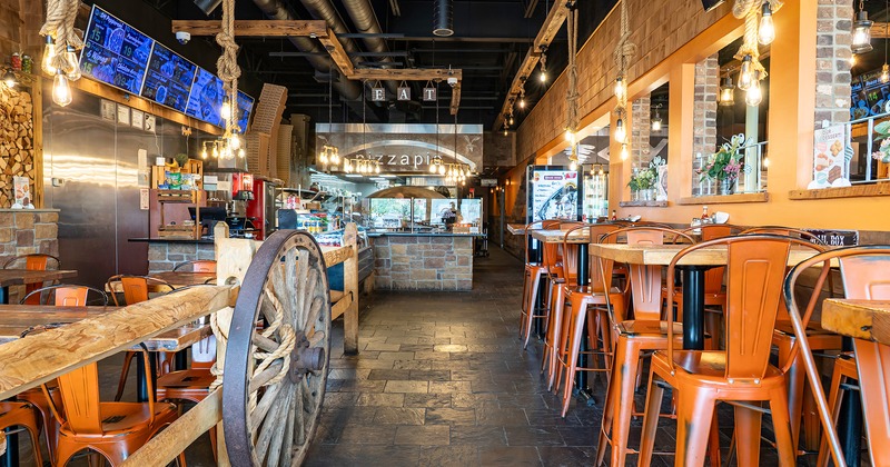 Rustic-style interior space