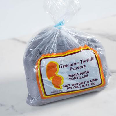 Bag of dough for making tortillas.