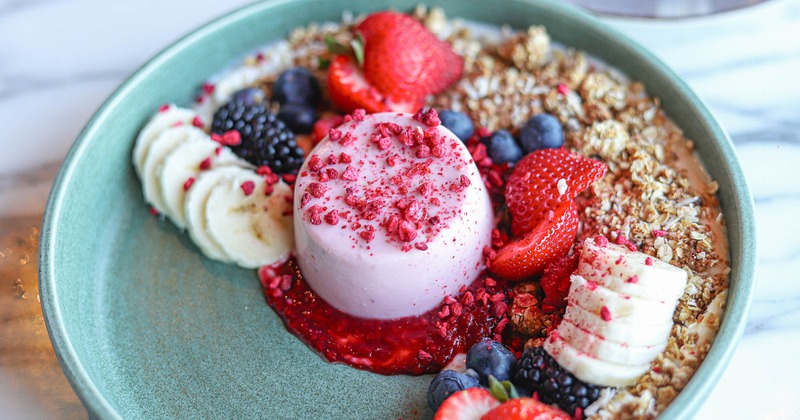 Raspberry White Chocolate Panna Cotta