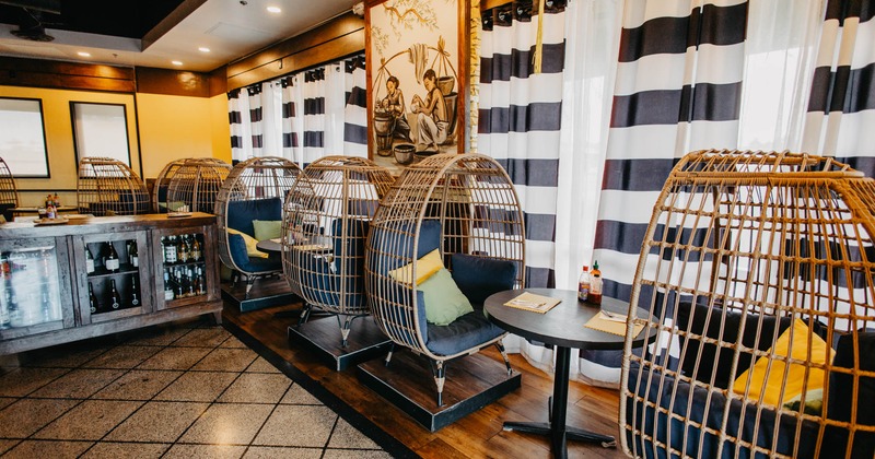 Interior seating space