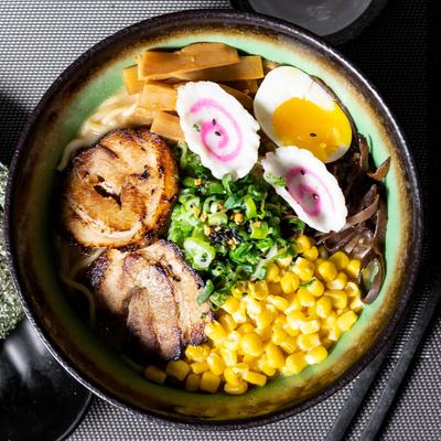 Tonkotsu Ramen, top view