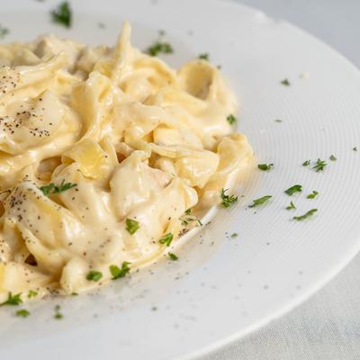 Fettuccine Alfredo.