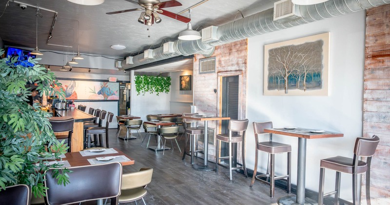 Interior, seating area