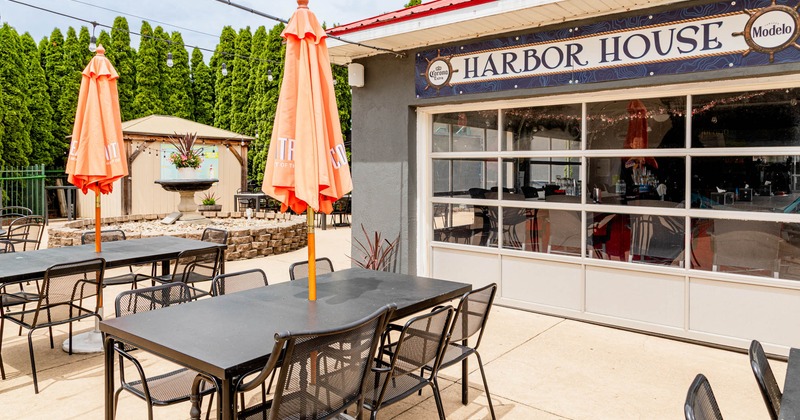 Outdoor seating area