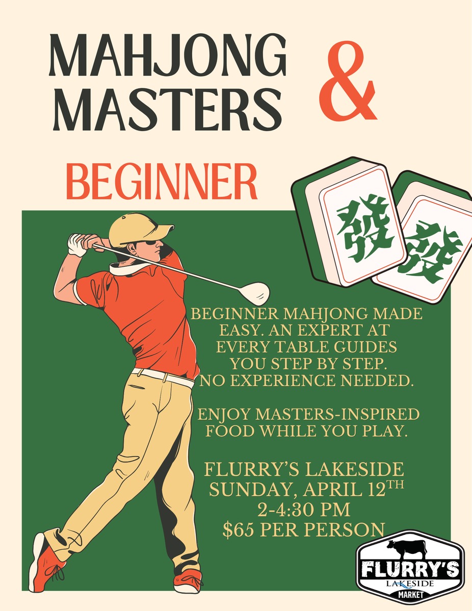 Mahjong & Masters - BEGINNER event photo