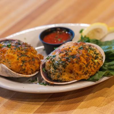New England style stuffed clams.
