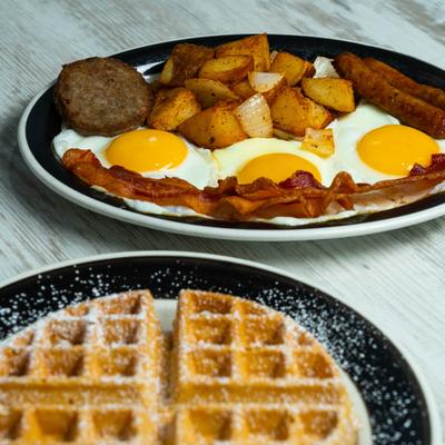 Half Time breakfast.