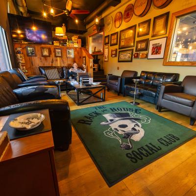 Interior, lounge area.