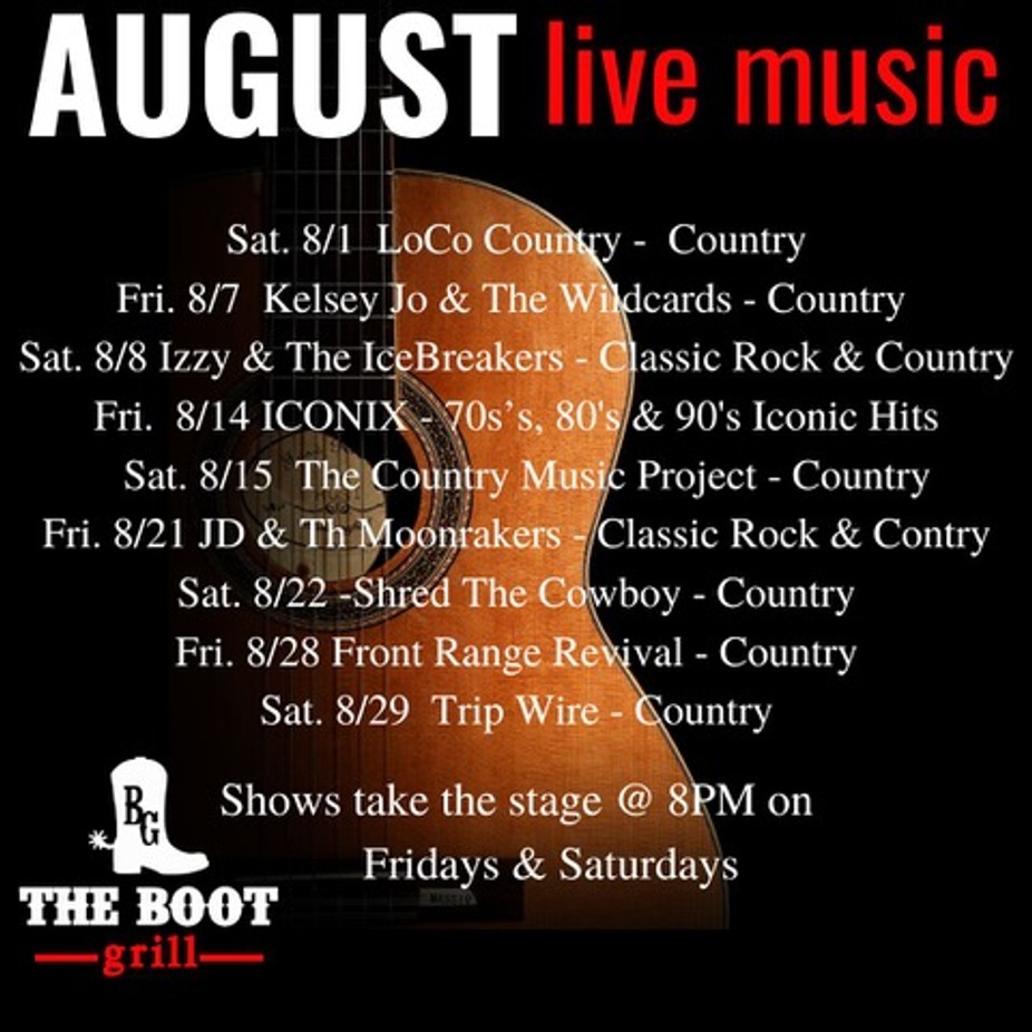 August Event Schedule event photo