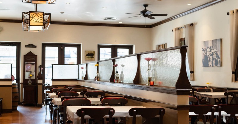 Interior, dining area