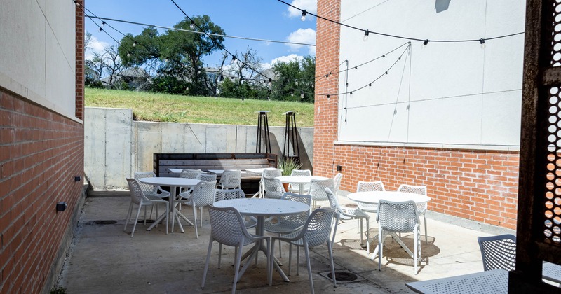 Outdoor seating area