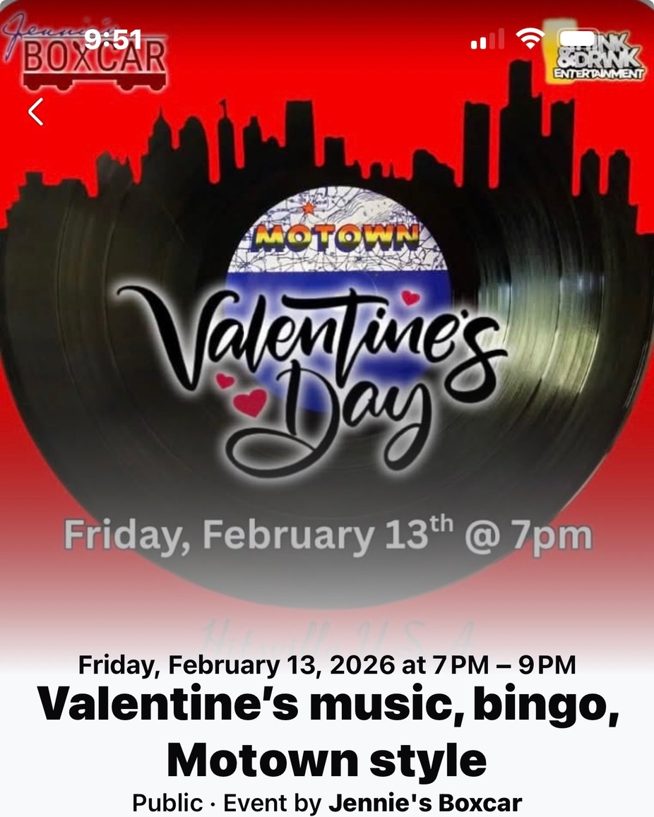 Motown Valentines Music Bingo event photo