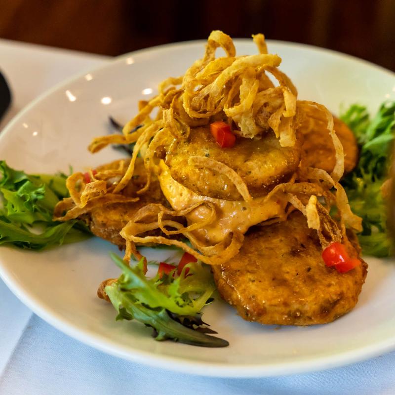 Fried Green Tomatoes & Pimento Cheese photo