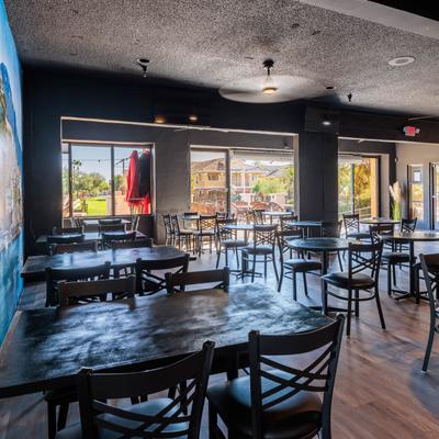 Interior, dining area