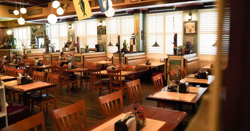 Interior, dining area