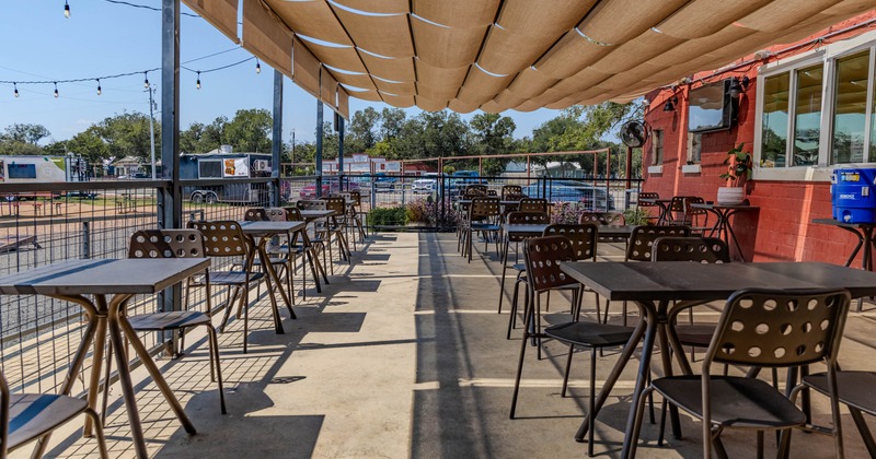 Exterior, tables and chairs